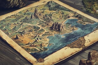 fantasy map design map illustration fantasy map