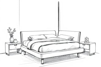 sketch a furniture design idea