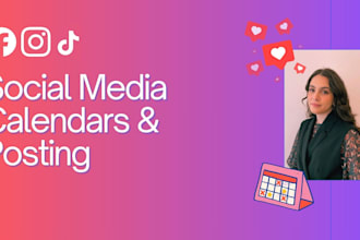 craft a social media calendar and schedule your posting