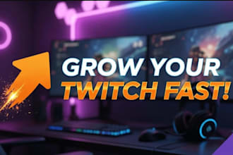 skyrocket your twitch followers and engagement with expert promotion