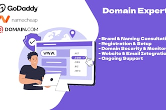 secure your domain, set up pro email, and provide brand consultation