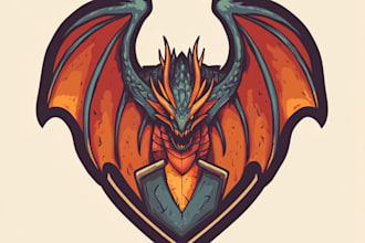 create a fantasy game logo