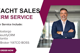 setup yacht sales crm nautifycrm boatargostantia  broker yatco boss CRM