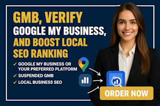 setup google my business reinstate suspended gmb verify boost local seo ranking