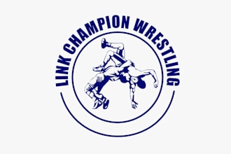 design modern super amazing wrestling logo