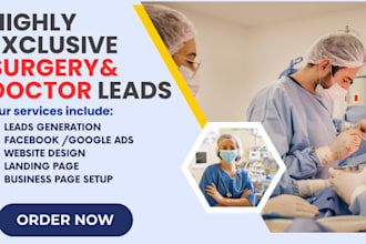 generate surgery leads doctor appointment leads medical practice leads