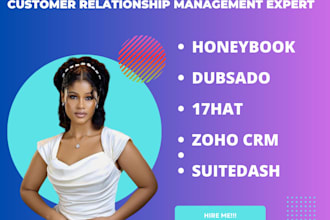 setup honeybook dubsado automation  zoho crm honeybook crm