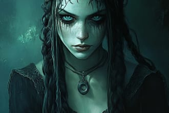 fantasy horror and fantasy horror character