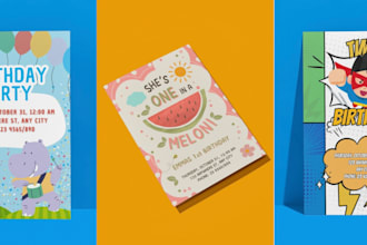 design personalized kids invitations