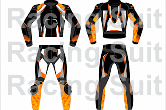custom motorbike suit design racing riding gear