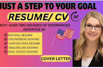 write 2 pages federal resume, usajobs resume, executive resume
