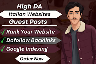 publish high da italian guest posts with SEO do follow backlinks