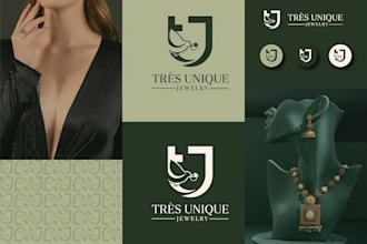 design luxury clothing brand and jewelry logo
