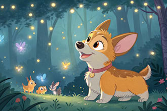 pet portrait into cute disney style