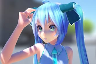 fix, rig, edit mmd, vrchat, vtuber, vrm, sfm, gmod furry avatars and koikatsu
