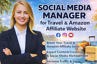 be social media manager amazon affiliate travel and tour affiliate business