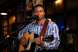 be afrobeat male singer gospel songwriter, hook singer rap verse melodic chorus