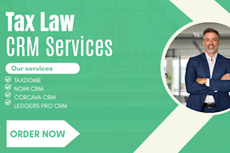 setup tax law CRM taxdome ledgers pro CRM corcava CRM karbon nomi CRM