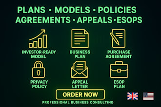 be professional consultant investor plans, contracts, esops and policy drafting