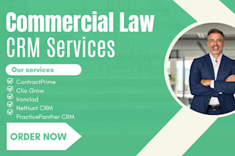 setup commercial law CRM contractprime ironclad nethunt CRM practicepanther CRM
