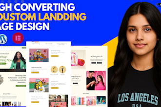 build a one page wordpress website or landing page