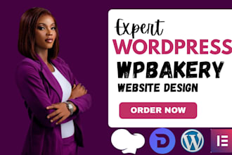fix wordpress wpbakery website, impreza theme, divi, elementor pro, wpbakery
