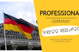 do german press release writing and german press release distribution