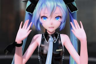 rig, fix, edit 3d models for vrchat, mmd, vtuber, sfm vrm, vroid, gmod, koikatsu