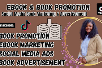 run ebook promotion, book marketing, and targeted social media ads