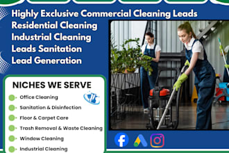 generate cleaning service leads home cleaning leads commercial cleaning leads