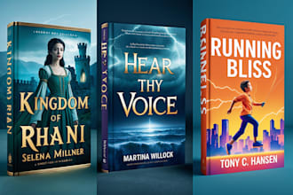 create an eye catching ebook or KDP paperback cover