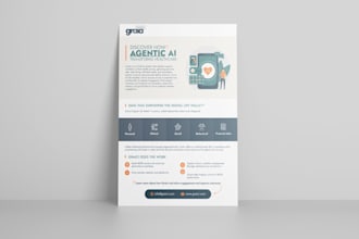 design agency flyer, corporate and food flyer