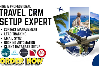 setup travel CRM kaptio travel salesforce amadeus sabre travelport gohighlevel