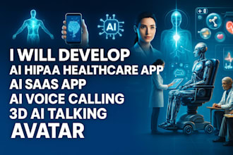 build ai healthcare saas app, medical ai voice app, dental, clinical ai avatar