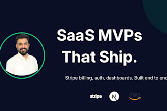 build a saas mvp with stripe billing, auth, and admin dashboard