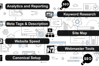 do technical SEO , website audit, schema markup, xml sitemap, web optimisation
