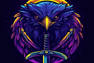 create logo designer anime, fantasy