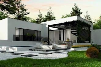 draw house plans and do 3d architectural visualization in lumion