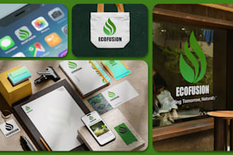 design a professional logo, brand book, brand identity