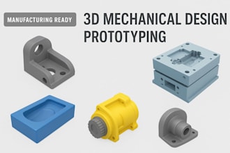 do 3d mechanical part product cad design injection silicone molding manufacture