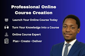create and design engaging online courses for you