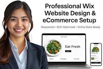 design responsive wix website wix ecommerce store wix online shop wix studio