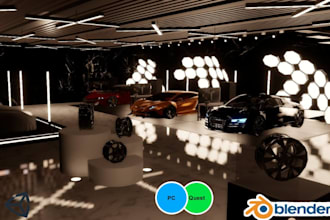 create custom vrchat world, vrc world, vr environment, vrchat club metaverse