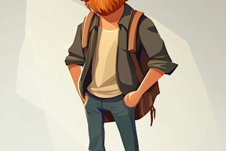 design simple 2d game characters