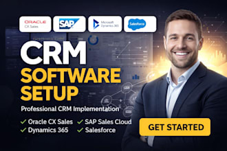 setup oracle cx sales sap sales cloud dynamics 365 salesforce CRM software suite