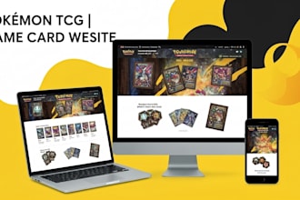 build pokemon shopify store, trading card, tcg store, sport card website game