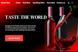 design wine store beverage website wine shopify store beverage website