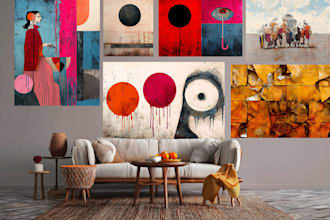 design elegant digital printable modern wall art for you