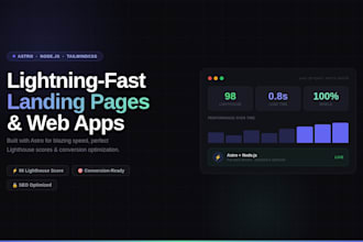 build lightning fast websites and web apps with astro