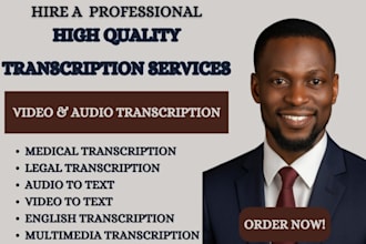 transcribe audio or video to text, and do video transcription